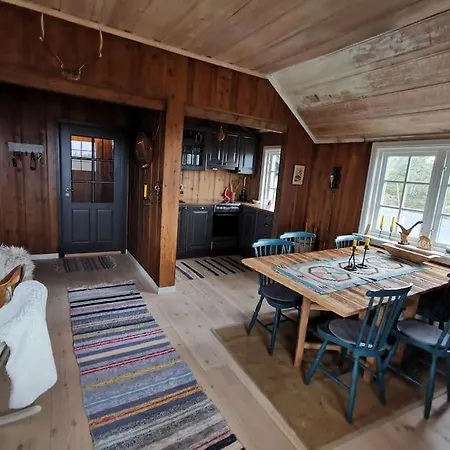 Hoyfjellshytte I Valdres Med Panoramautsikt Reinli
